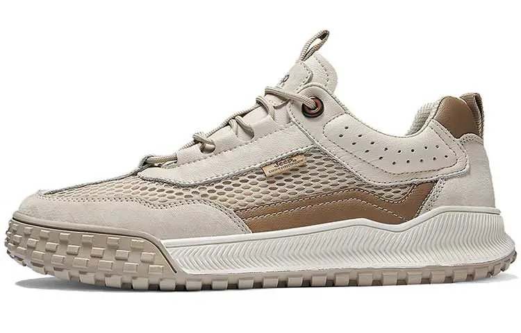 Jeep Cushioning Abrasion Resistant Breathable Low Top Casual Shoes Men's Sand