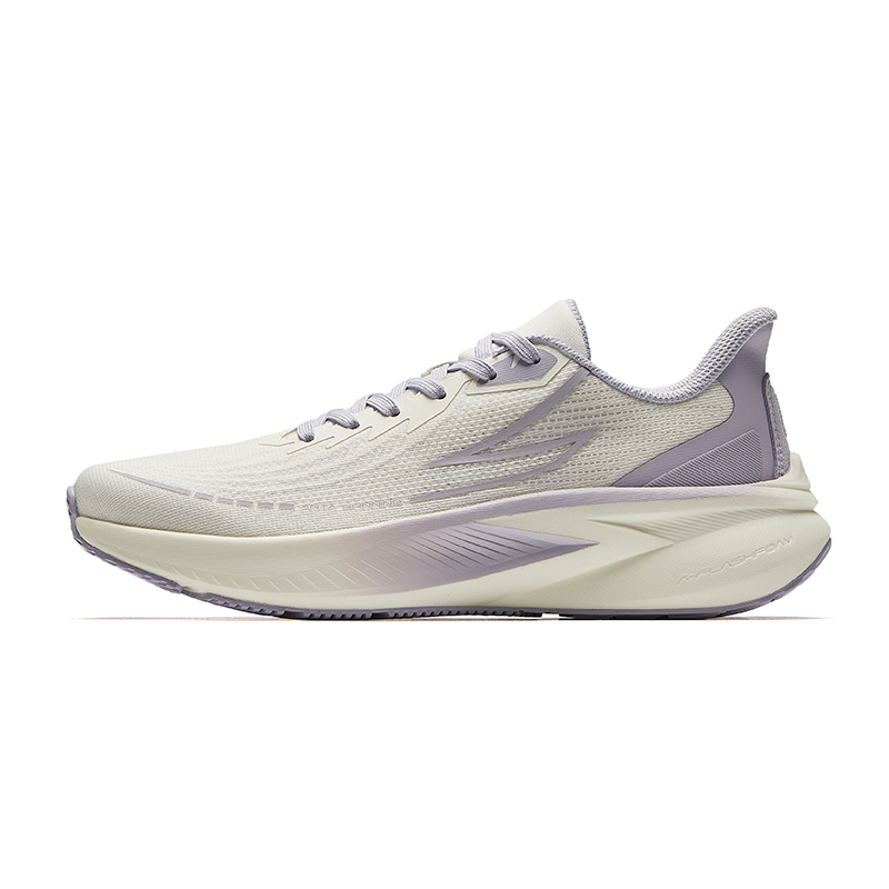 Anta Cushioning Wear-Resistant Low-Top Running Shoes Women's Ivory White