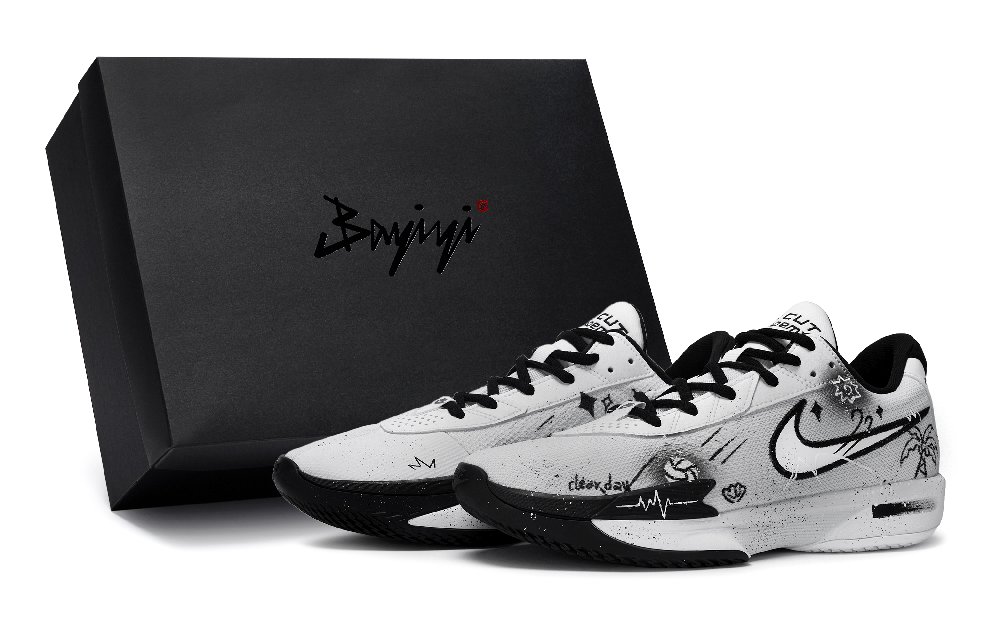 Nike Air Zoom G.T. Cut Academy Basketball Shoes Men Low-Top Black/White
