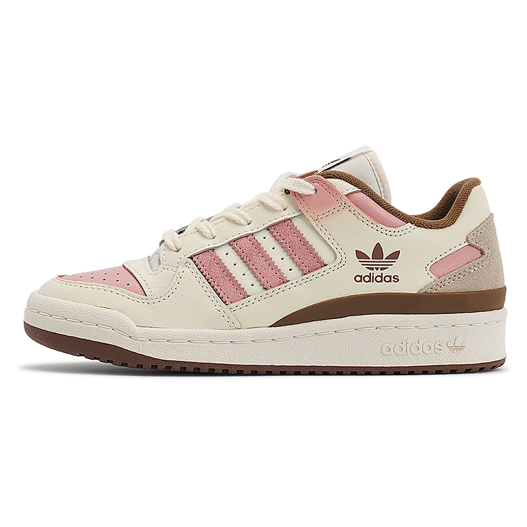 Adidas Originals FORUM Low top Casual Shoes Unisex Beige Pink