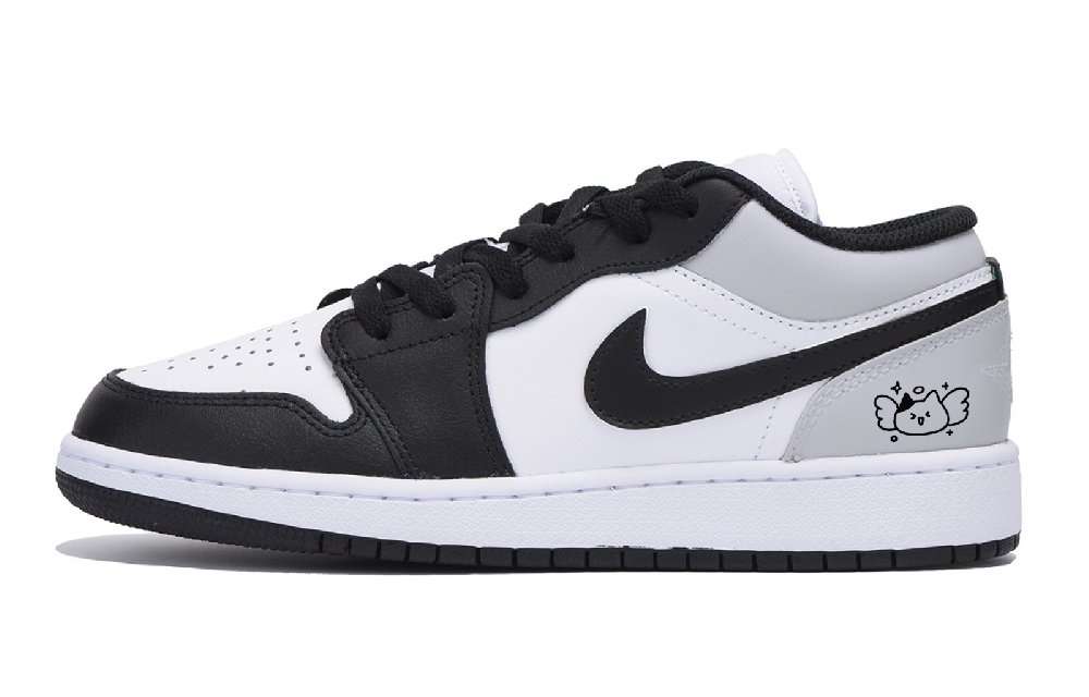 Jordan Air Jordan 1 Vintage Basketball Shoes Men Low Top Dark Gray