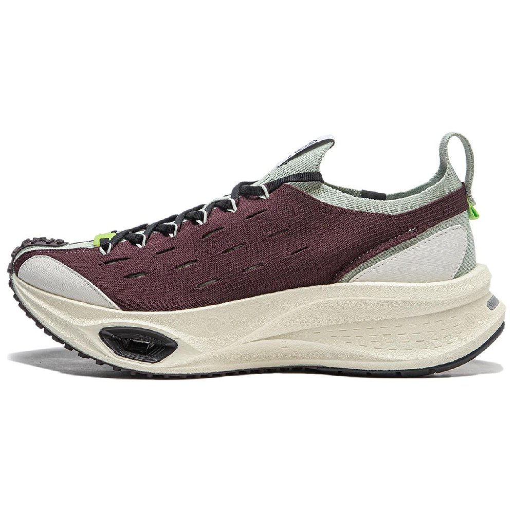 LiNing Running Shoes Unisex Low-Top Brown Green