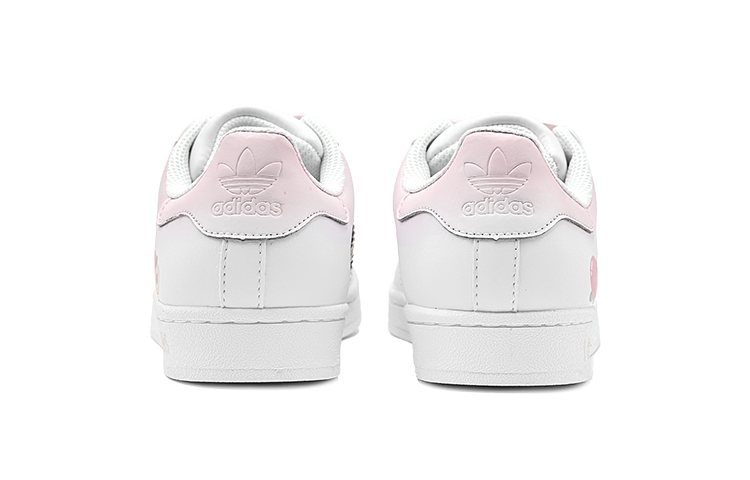 Adidas Originals SUPERSTAR Low Top Skateboard Shoes Unisex Pink White