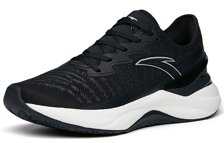 Anta Tron 2.0 Shock Absorbers Slip Resistant Abrasion Resistant Low top Running Shoes Men's Black