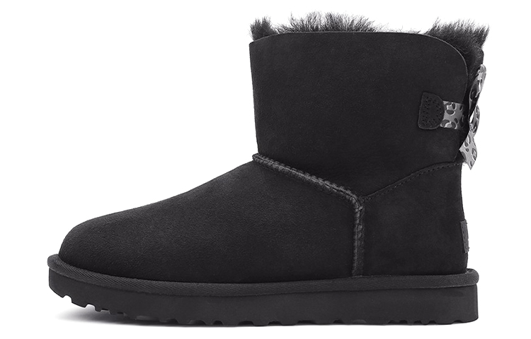 UGG Mini Bailey Bow Ii Exotic Boot 'Black' Women's