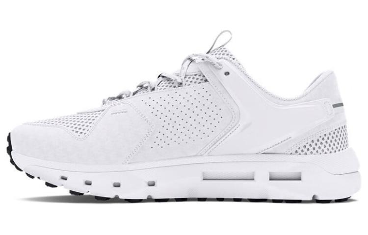 Under Armour Cushioning Wear-Resistant Low-Top Casual Running Shoes Men's White