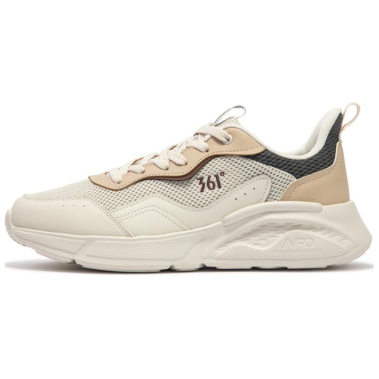 361° Life Collection Slip-Resistant Low-Top Casual Shoes Men's Beige Brown