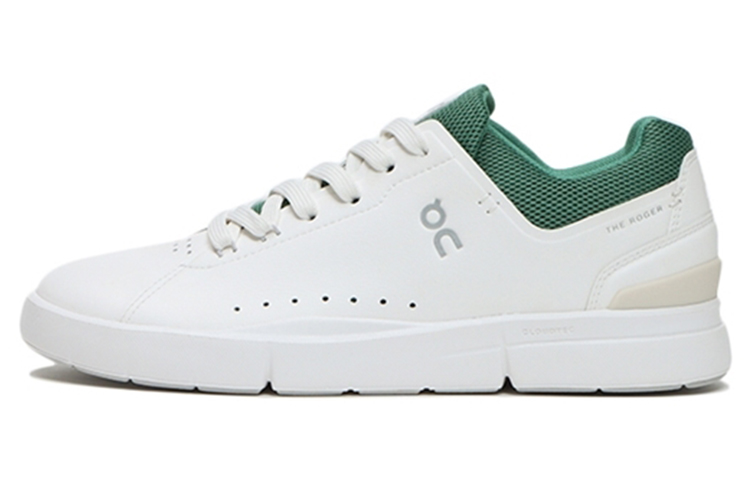 FEIDELEI x On THE ROGER Slip-Resistant Cushioning Low-Top Skateboard Shoes Women's White Green
