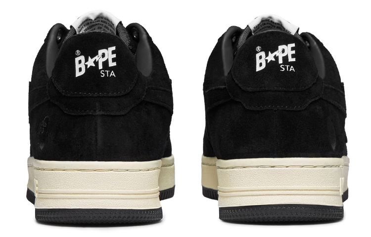 A BATHING APE STA Stylish Skateboarding Shoes Women's Black купить в интернет-магазине Yoocart с быстрой доставкой по России.