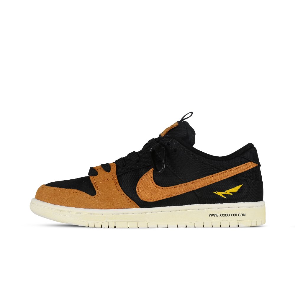 Nike Dunk SB Low-Top Skateboard Shoes Unisex Black Brown
