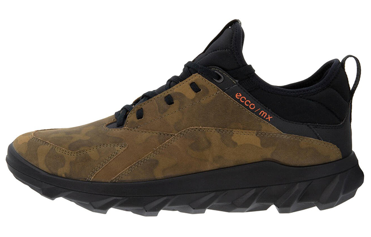 Ecco Low Top Sports Casual Shoes Men's Green Camouflage