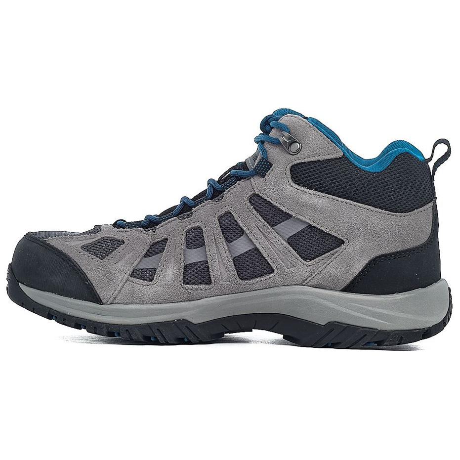 Columbia Redmond Iii Cushioned Slip-Resistant Mid-Top Outdoor Shoes Men's Blue Gray