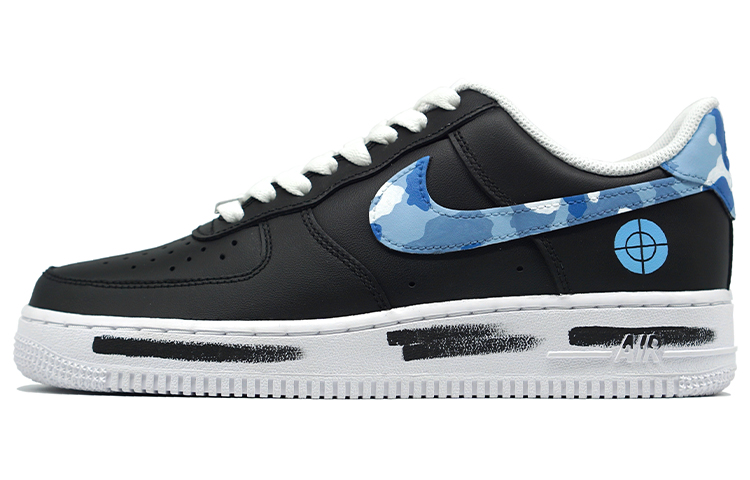 Nike Air Force 1 Air Force 1 Anti Slip Wear Resistant Low Top Skateboard Shoes Men's Black White