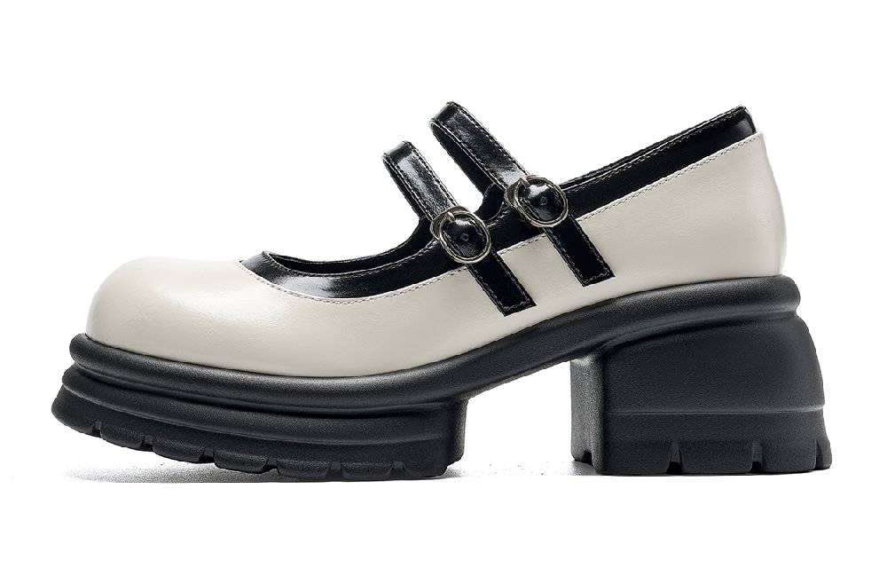 EBLAN Mary Jane Shoes Women's Beige