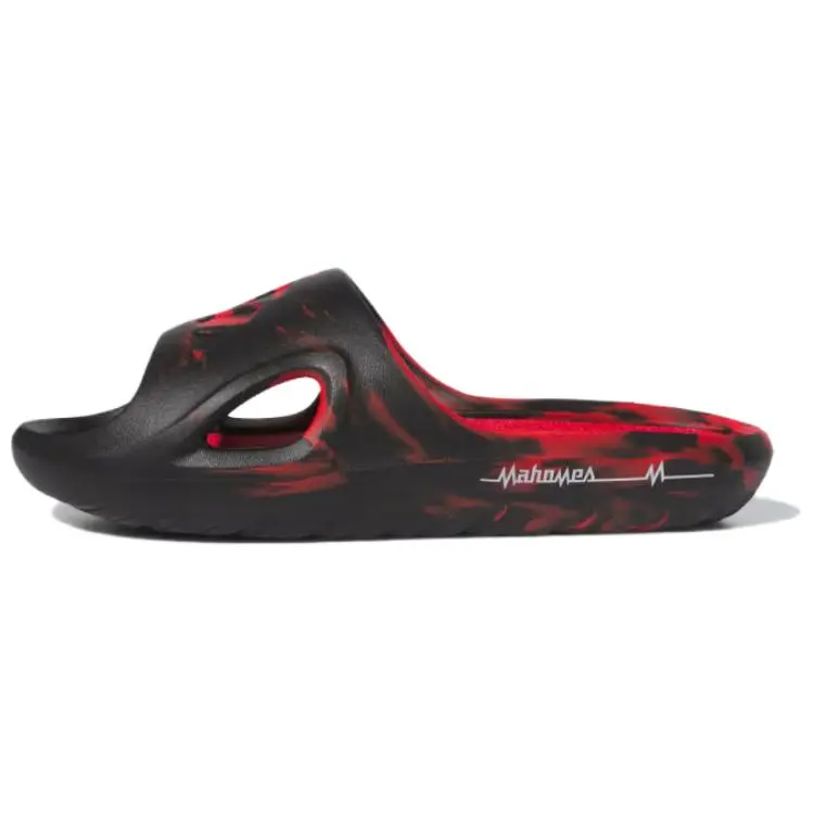 Adidas Adicane Slides Core Black Team Collegiate Red Bright Red