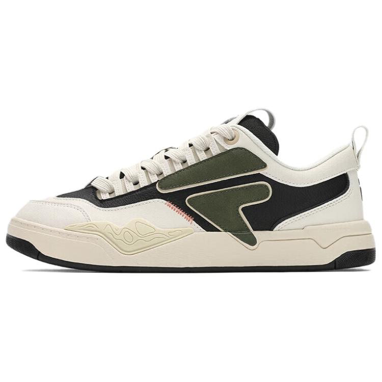 FILA FUSION Nollie Low Top Skateboard Shoes Men's Ecru