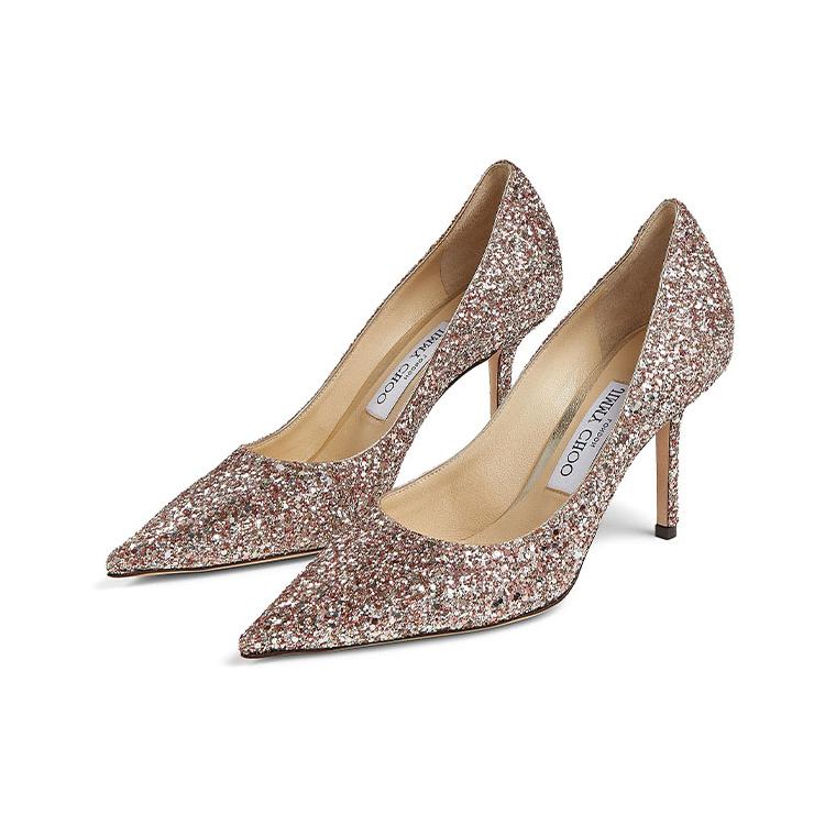 Jimmy Choo Love 85mm Glitter-detail Pumps