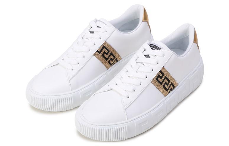 VERSACE Greca-print Flatform Sneakers купить в интернет-магазине Yoocart с быстрой доставкой по России.