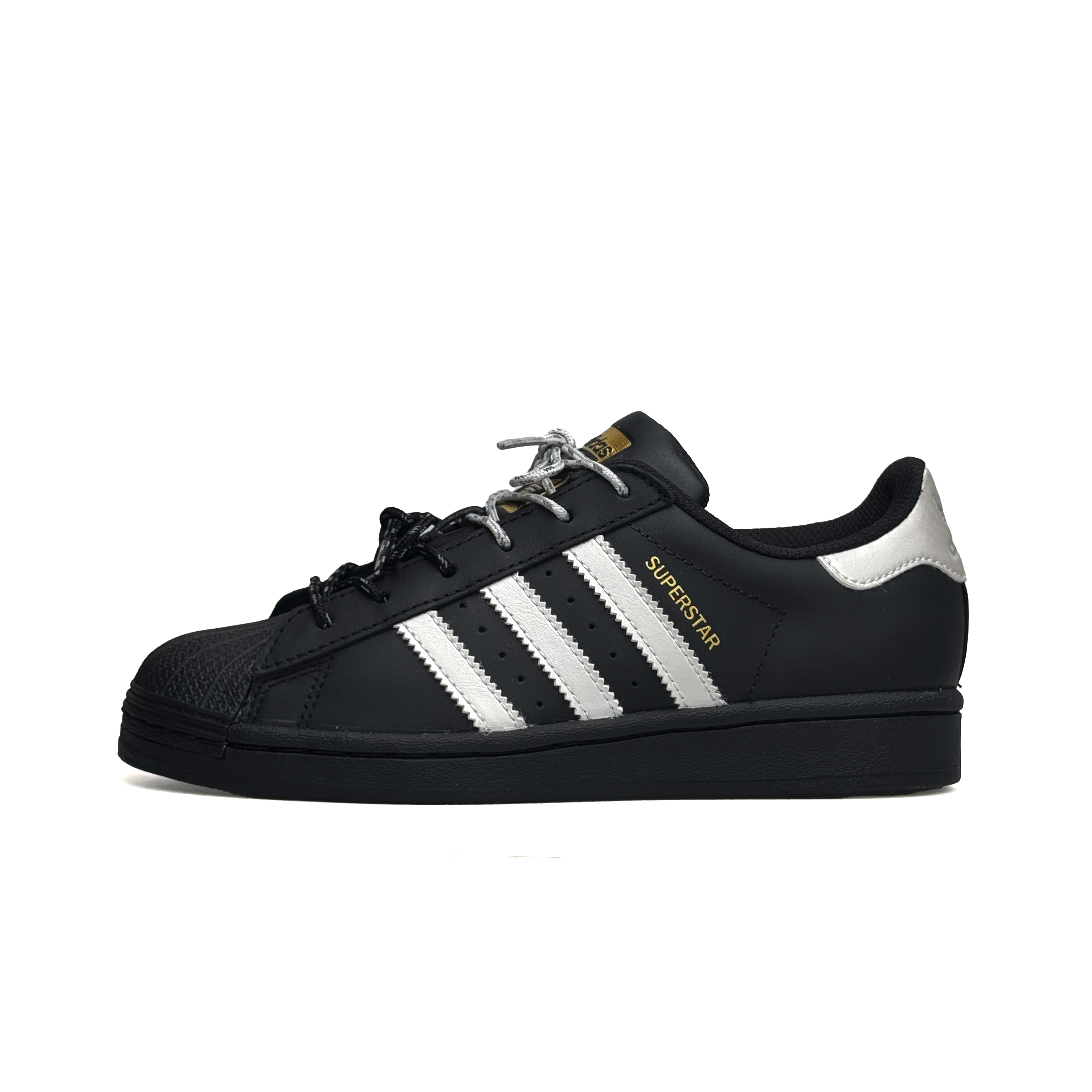 Adidas Originals SUPERSTAR Anti-Slip Wear-Resistant Low-Top Skateboard Shoes Unisex Black Gray купить в интернет-магазине Yoocart с быстрой доставкой по России.
