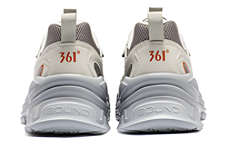 361° Overhill Cushioning, Breathable, Lightweight Low Top Running Shoes Men's Shade 1 Gray Mesh