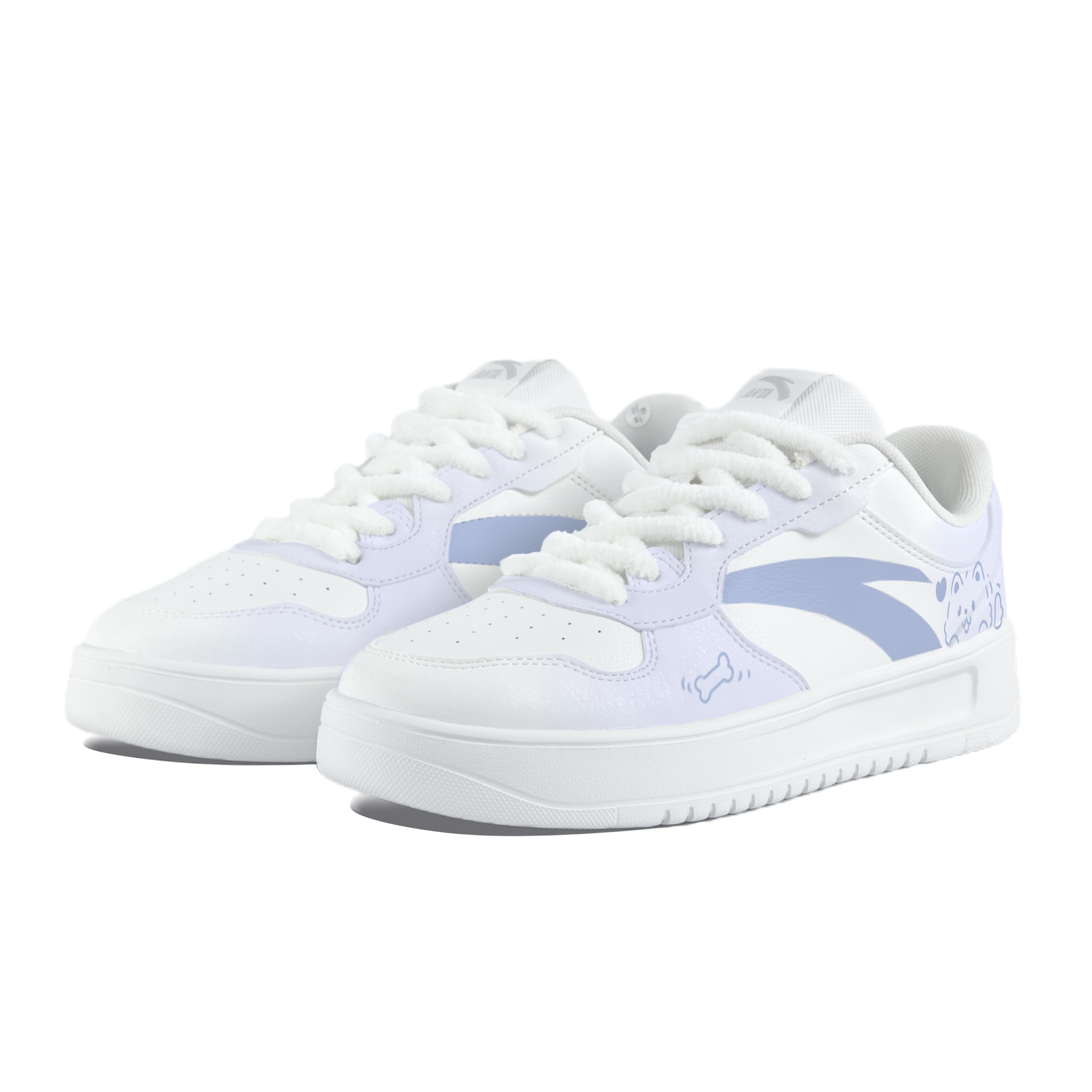 Anta Relaxed Slip Resistant Abrasion Resistant Low top Skateboard Shoes Unisex Blue купить в интернет-магазине Yoocart с быстрой доставкой по России.