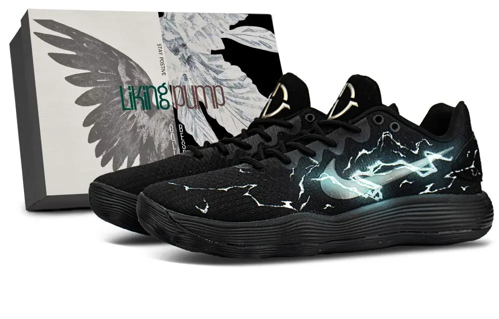 Nike Hyperdunk 2017 Abrasion Resistant Low top Basketball Shoes Men's Black