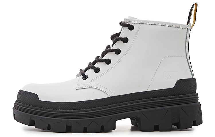 CAT Martin Boots Unisex White/Black