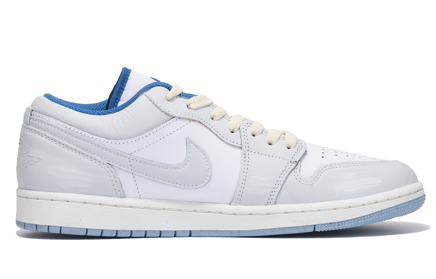 JORDAN Air JORDAN 1 Vintage Basketball Shoes Men Low-Top White Blue купить в интернет-магазине Yoocart с быстрой доставкой по России.