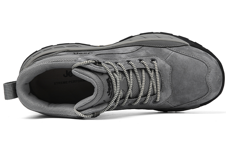 Jeep Mid Top Outdoor Shoes Men's Gray купить в интернет-магазине Yoocart с быстрой доставкой по России.