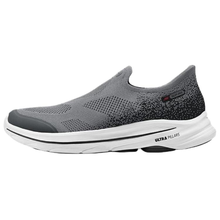 Skechers Go Walk 8 Abrasion Resistant Breathable Low top Casual Shoes Men's Gray