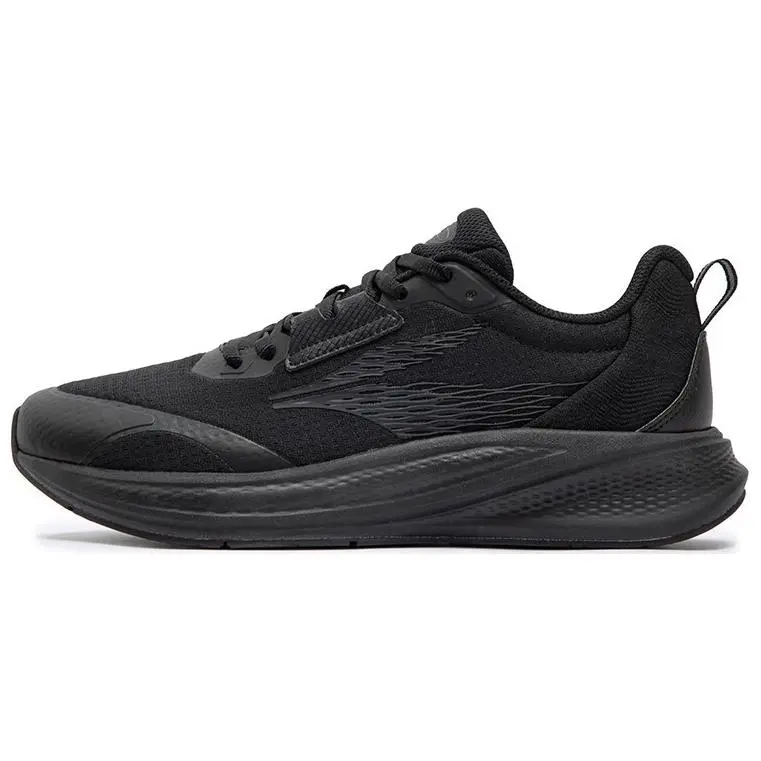 361° Slip-Resistant Cushioning Low-Top Casual Running Shoes Men's Black