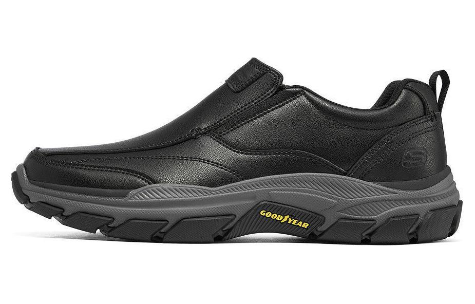 Skechers Respected Shock Absorbers Slip Resistant, Abrasion Resistant, Breathable Low Top Casual Shoes Men's Black