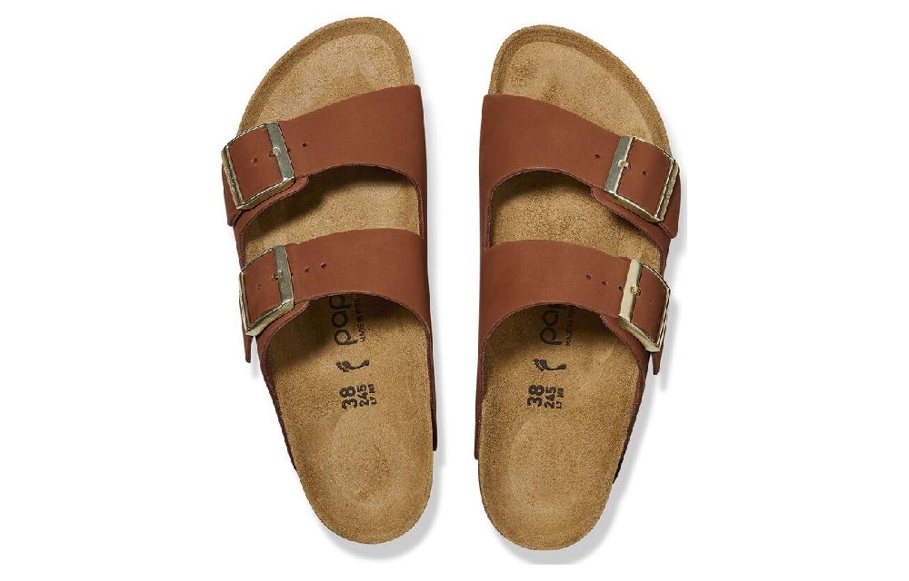 Birkenstock Slide Slippers Women's Brown Narrow