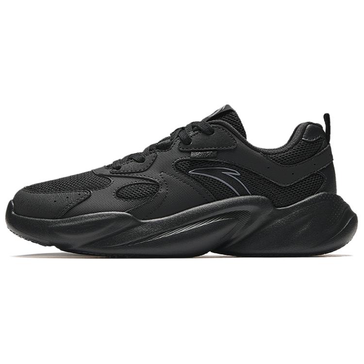Anta Abrasion Resistant, Breathable, Lightweight Low Top Casual Shoes Women's Black