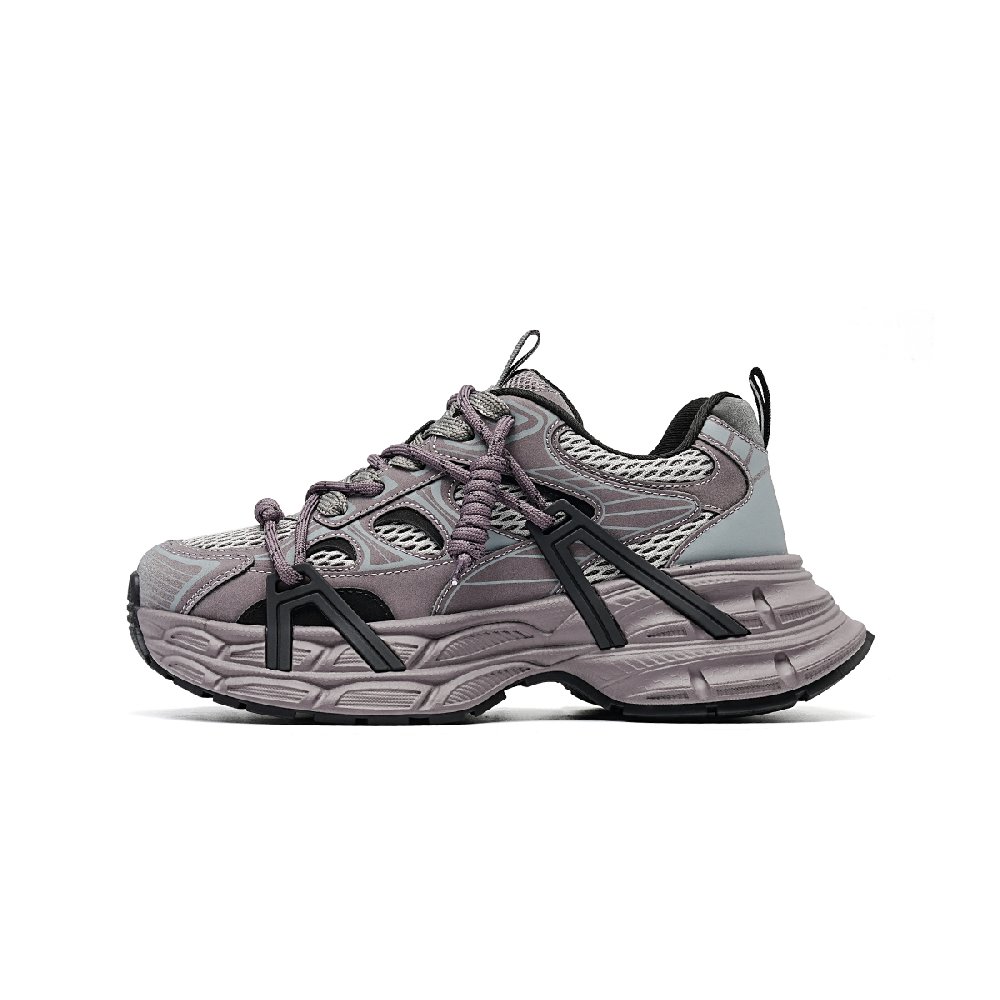 EBLAN Low-Top Chunky Sneakers Women's Purple