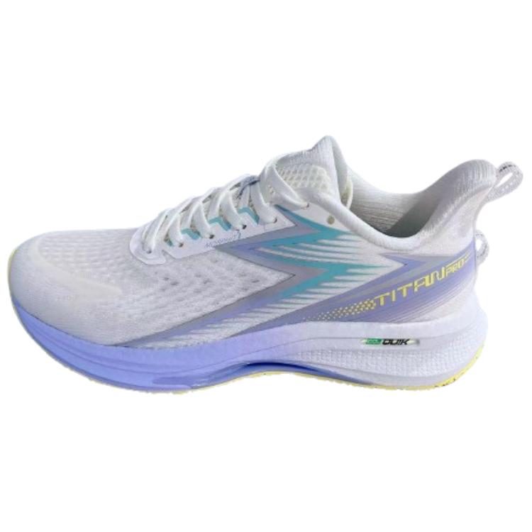 361° Non-slip Lightweight Low-Top Casual Running Shoes Women's White Gray Purple
