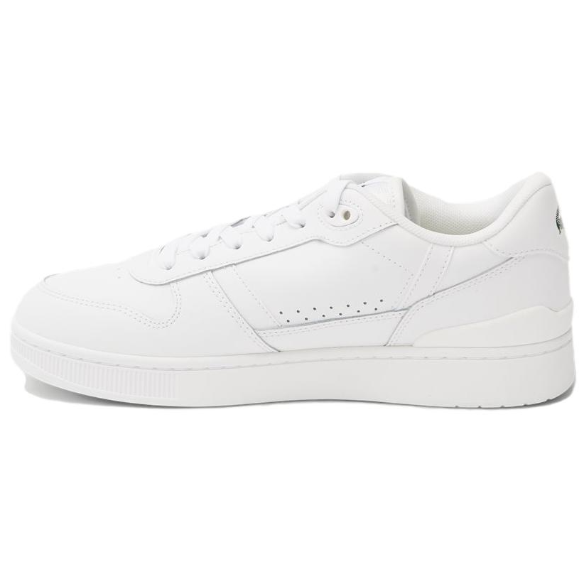 LACOSTE T Clip Low Top Skateboard Shoes Men's White