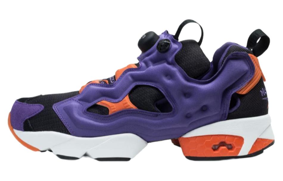 Reebok Instapump Fury Low Top Casual Running Shoes Unisex Purple Black
