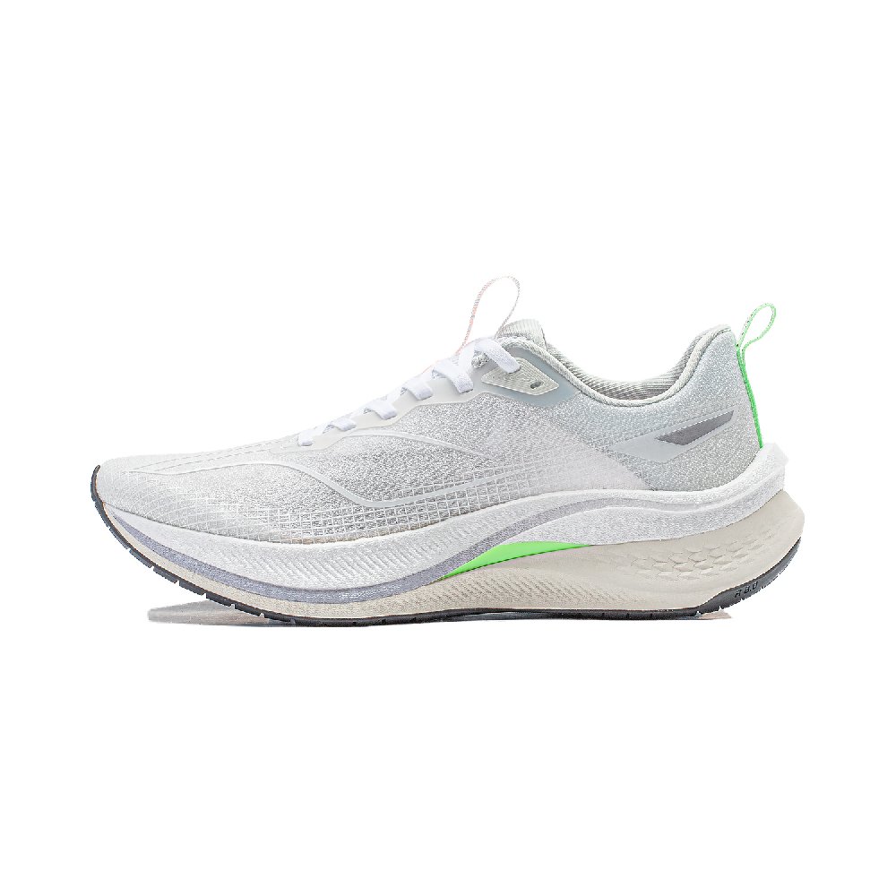 LiNing Red Hare 7 Pro Shock Absorbers With Slip Resistant Features Low Top Sprint Running Shoes Women's White