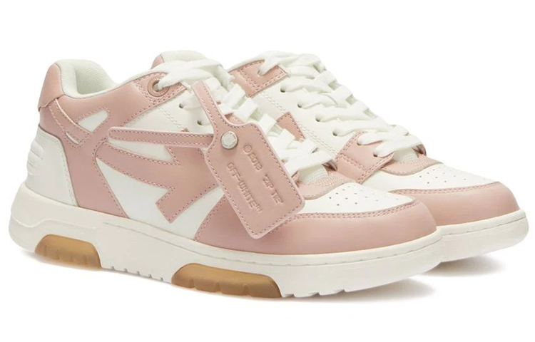 OFF WHITE Out Of Office 'OOO' Low Tops White Pink Women's купить в интернет-магазине Yoocart с быстрой доставкой по России.