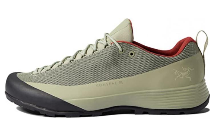 Arcteryx Konseal FL 2 Cushioned Slip Resistant Abrasion Resistant Low Top Outdoor Shoes Unisex Green Black Red