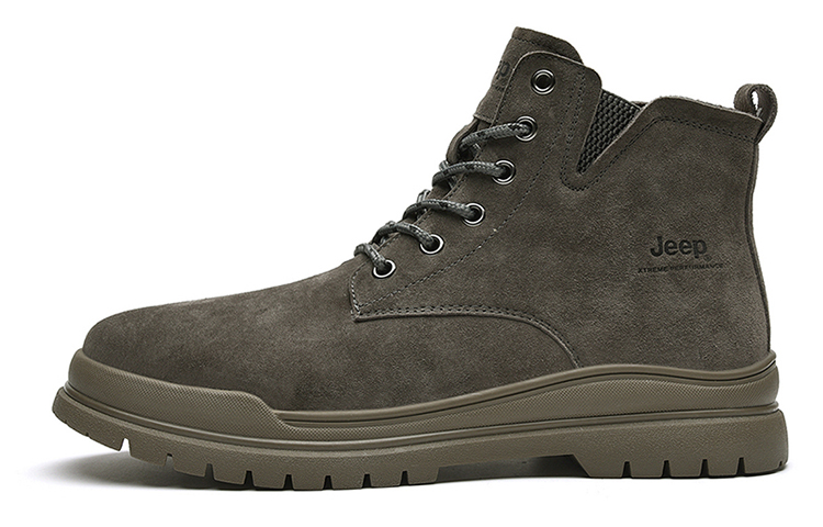 Jeep Martin Boots Men Dark Gray