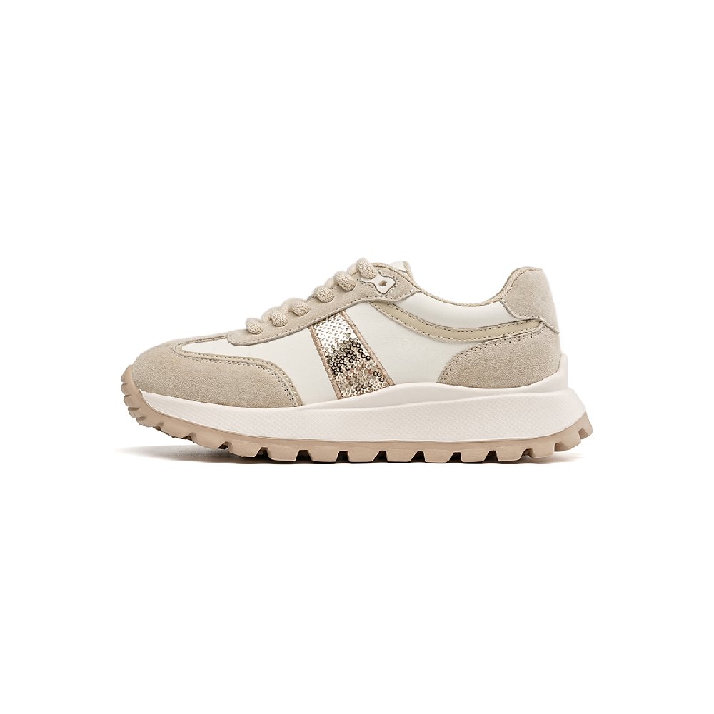 EBLAN Low-Top Casual Shoes Women's Beige Apricot