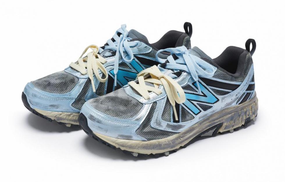 New Balance NB 410 Anti Slip Wear Resistant Low Top Running Shoes Unisex Blue Gray купить в интернет-магазине Yoocart с быстрой доставкой по России.