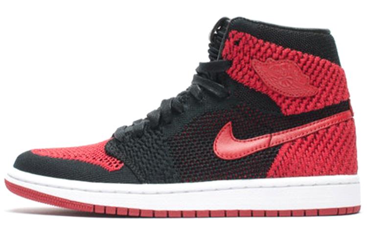 Jordan 1 Retro High Flyknit Bred GS