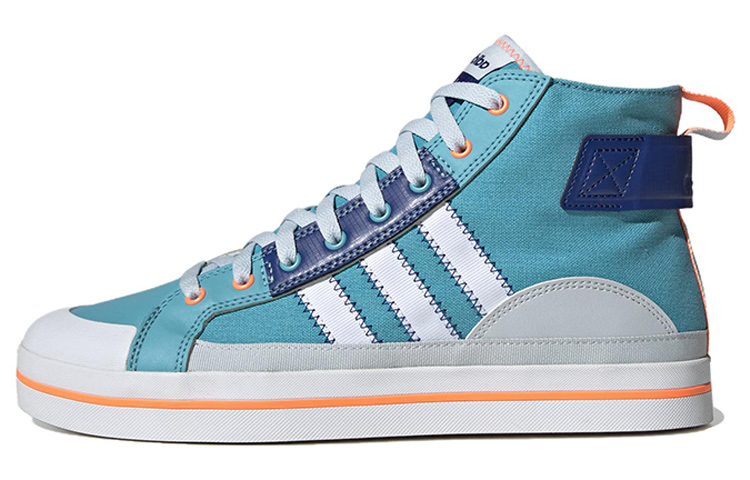 Adidas Neo City Canvas Hi 'Blue White Orange'