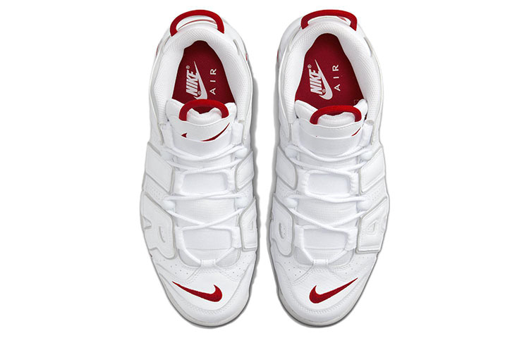 Nike Air More Uptempo 96 White Grey Fog University Red купить в интернет-магазине Yoocart с быстрой доставкой по России.