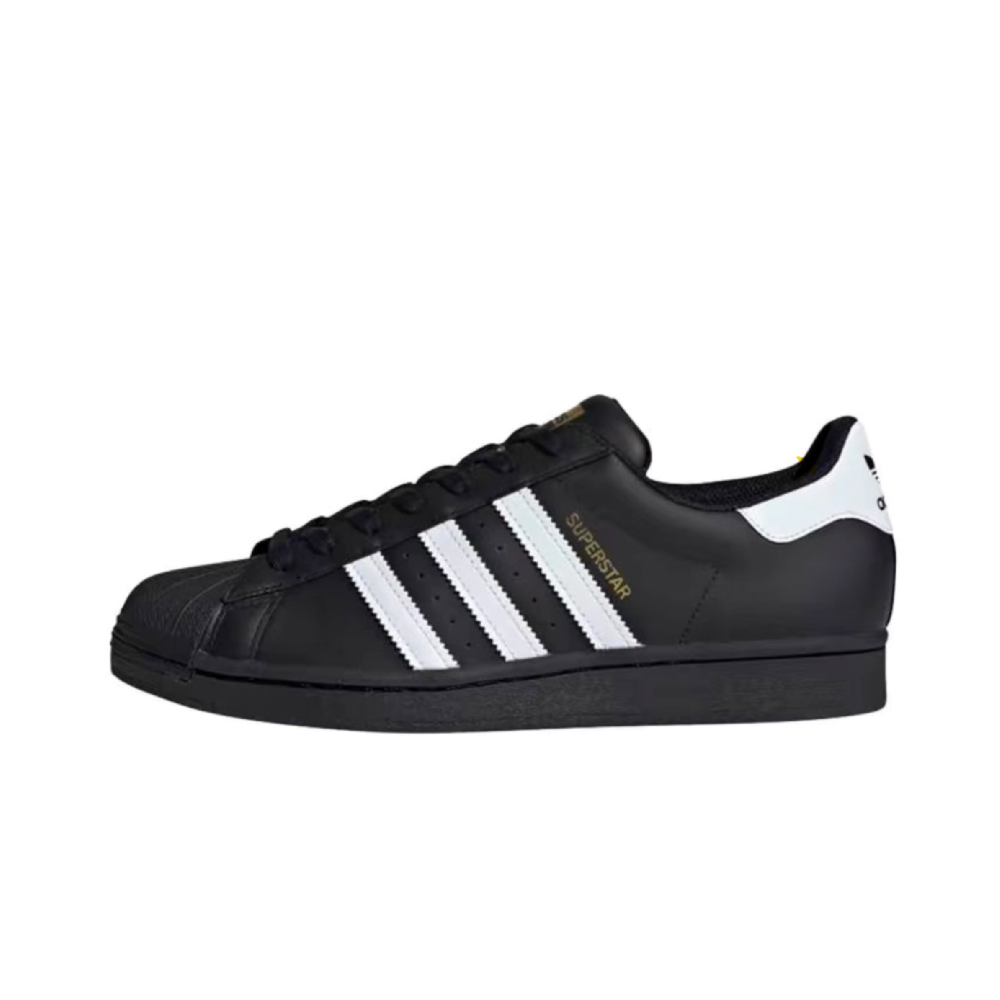 Adidas Originals SUPERSTAR Colorful Sweets Slip-Resistant Low-Top Skateboard Shoes Unisex Black Pink