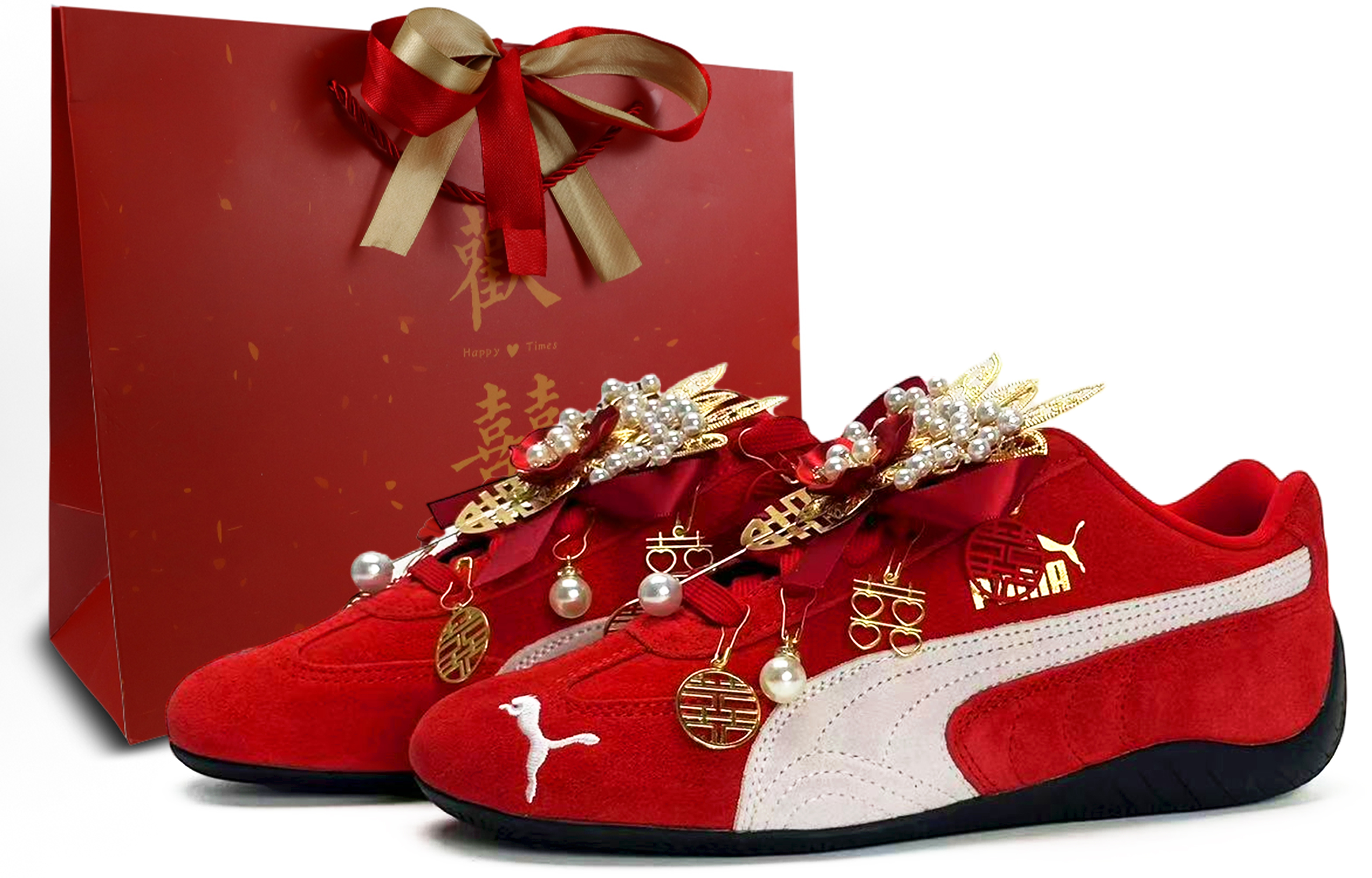 PUMA Speedcat Go Training Shoes Unisex Low top Red