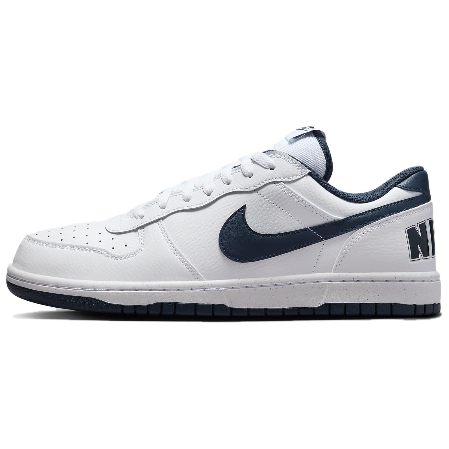 Nike Big Nike Low White/Midnight Navy